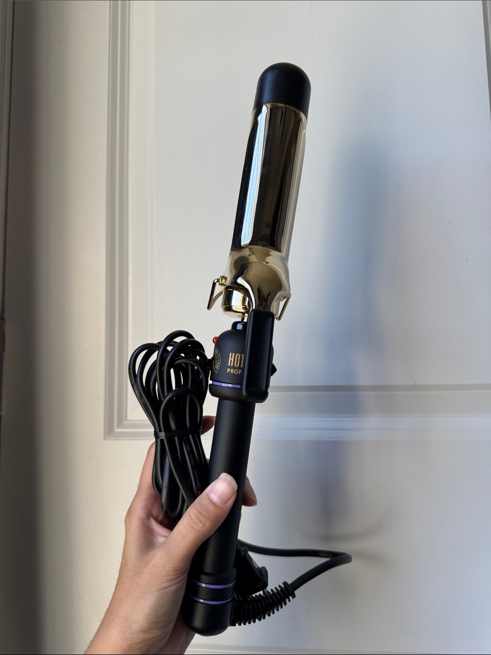 Hot tools professional Gold and Black Barrel Curling Iron - Styling Wand